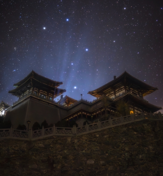 大洪山大慈恩寺星空-3