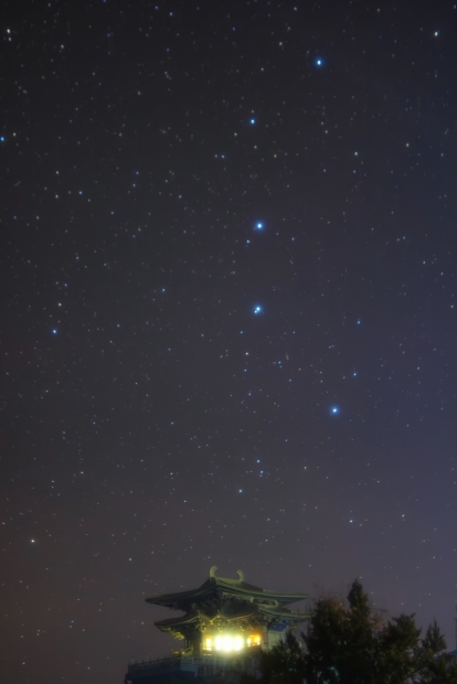 大洪山大慈恩寺星空-2