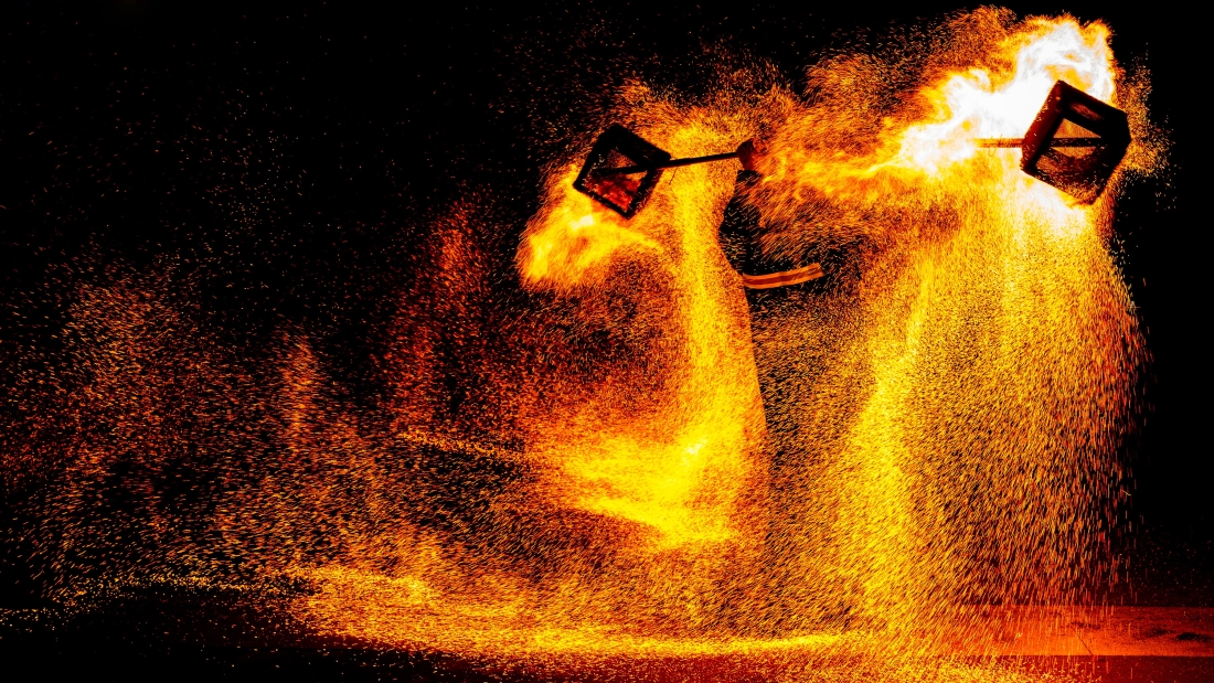 荆门园博园火壶表演-8