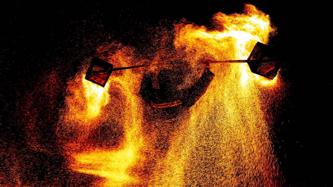 荆门园博园火壶表演-2