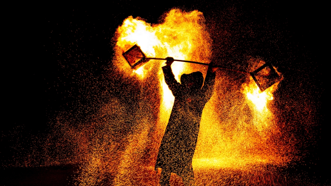 荆门园博园火壶表演-11