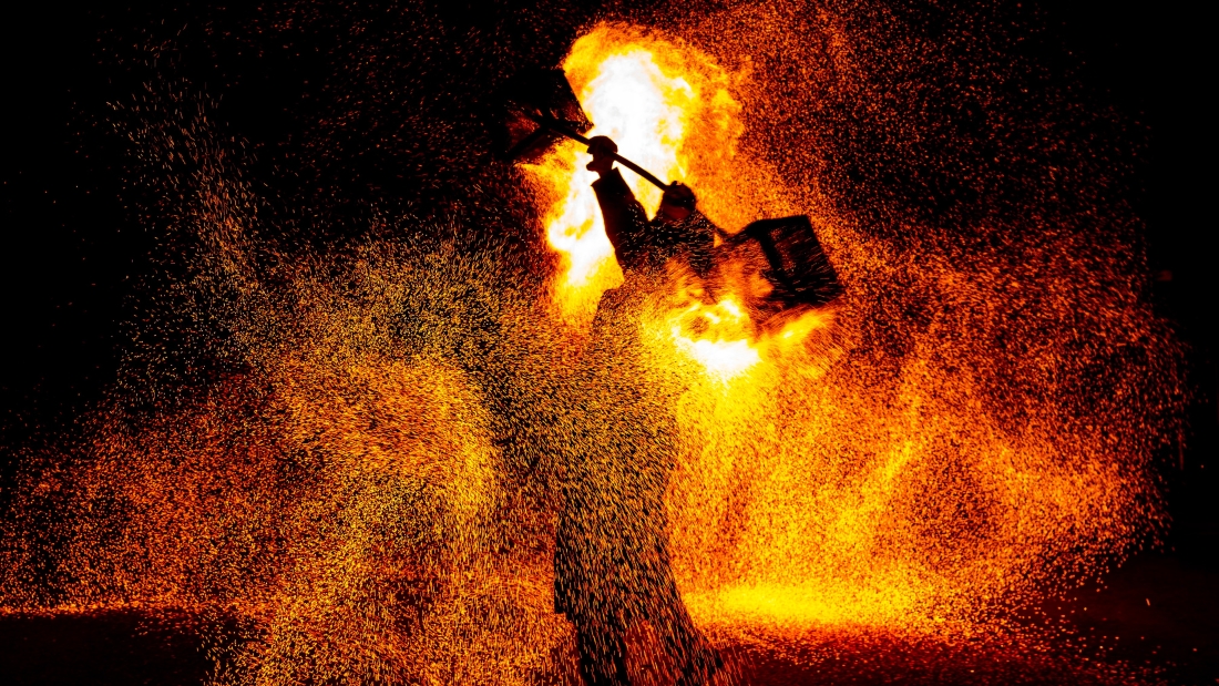 荆门园博园火壶表演-4